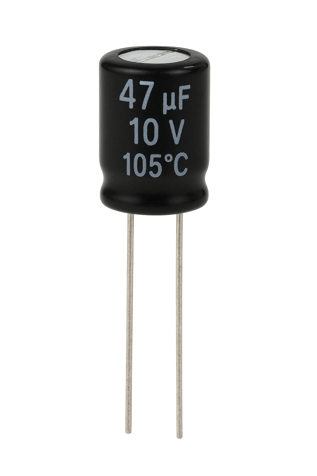 Condensateur électrolytique 47µF 10V -40°C à +105°C pour circuits logiques - TogoMicroFarad Togo